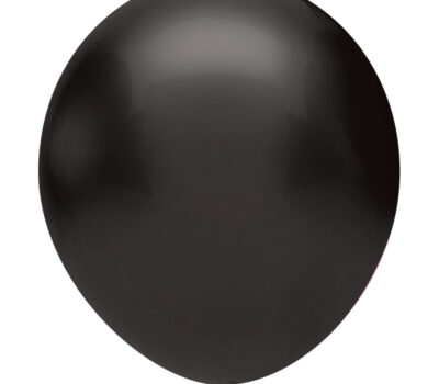 Шар (18''/46 см) Черный (807), пастель, 25 шт.