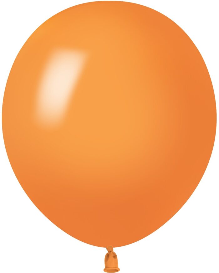 Шар (18''/46 см) Оранжевый, пастель, 10 шт.