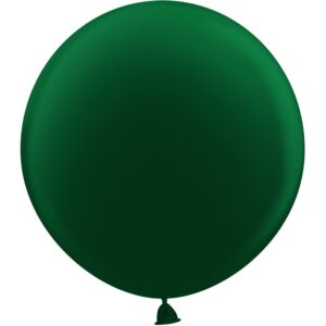 Шар (36''/91 см) Темно-зеленый, пастель, 3 шт.