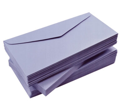 Набор конвертов из дизайнерской бумаги, Лавандовый