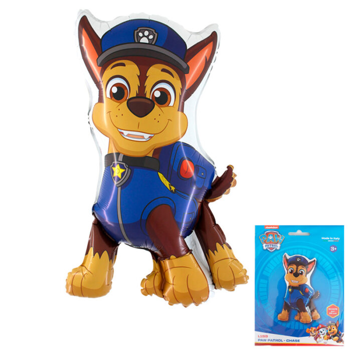 Чейз. Щенячий патруль в упаковке / Paw Patrol Chase, фольгированный шар