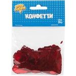 Конфетти Сердца фольг красные 1,5см20грG