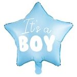 Шар 18" Звезда IT'S A BOY Light Blue