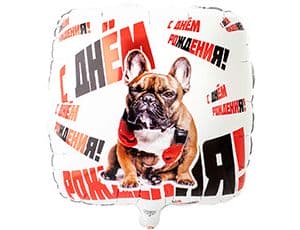 ШАР К 18" РУС ДР Боксёр