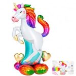 Шар Большой единорог в упаковке / Unicorn rainbow