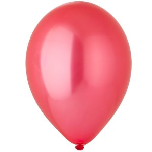 Шар (10"/25 см) И 32 Металлик Красный 100 шт