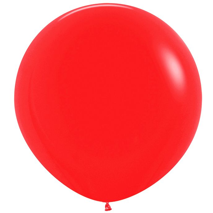 Шар (36"/91 см) Красный, Пастель / Red 1 шт