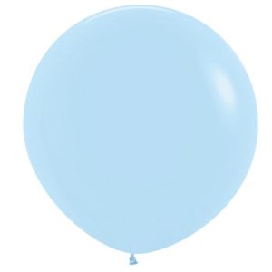 Шар (24"/60 см) Нежно-голубой, Пастель Матовый (Макаронс) / Blue 1 шт