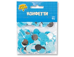 Конфетти Круги тишью, фол Сереб/Гол 10грG