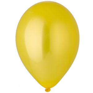 Шар (10"/25 см) И 30 Металлик Желтый 100 шт.
