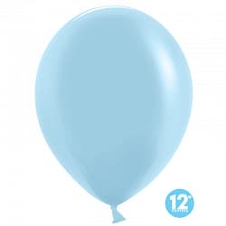Шар Голубой Пастель (12''/30 см) 100 шт
