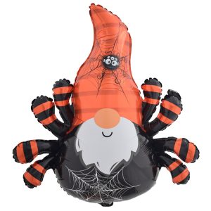 Шар К (30"/76см) ФИГУРА Гном паук оранжевый