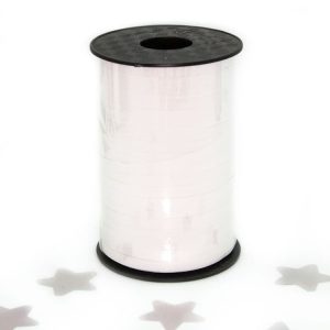 Лента (0,5 см*250 м) Белый, Металлик, 1 шт.