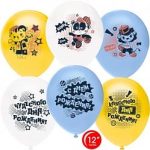 Шар (12''/30 см) Классного Дня Рождения! (зверята-мальчишки), Ассорти, пастель, 2 ст, 25 шт.