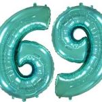 Шар Ф ЦИФРА 6/9 40" Tiffany