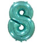 Шар Ф ЦИФРА 8 40" Tiffany