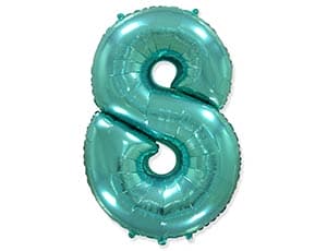 Шар Ф ЦИФРА 8 40" Tiffany