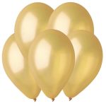 Шар (10"/25 см) И 74 Металлик Темное золото  100 шт.