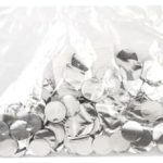 Конфетти Круги фольг серебро 2см 30гр