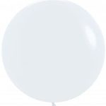 Шар (36"/91 см) Белый (005), пастель, 10 шт.