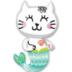 ШАР ФИГУРА/P35 Котенок-Русалка,1шт.