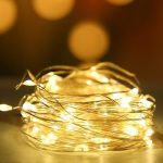 Светодиодная гирлянда, Роса 30 Led, IP14, Теплый белый, 3 м. 1 шт.