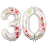ШАР К ЦИФРА 30 40" Орхидеи