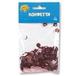 Конфетти Круги фол роз золото 1 см 20гр.