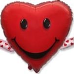 ШАР И 41 Сердечко Обними меня / Love & Hug / 1 шт /