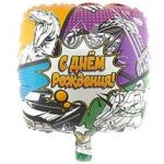 Шар К 18" РУС ДР Комиксы
