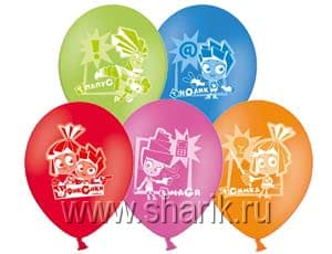 Шар с рисунком 12" Фиксики