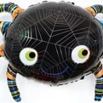 Шар (35"/89 см) Фигура, Паук, Черный, 1 шт.