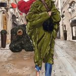 Открытка, Живи... (влюбленная девушка), 10*15 см, 1 шт.
