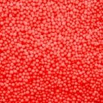 Шарики пенопласт, Красный, 2-4 мм, 500 мл.