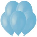 Шар (5"/13 см) И 72 Пастель Нежно-голубой 100 шт.