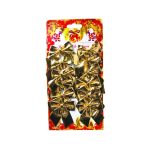 Декоративный бант, Крошка, Золото, 5*5 см, 12