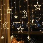Светодиодная гирлянда Звездная ночь, 138 LED, 12 фигур, 8 режимов, IP 14, Теплый белый, 0,9*3 м. 1 ш