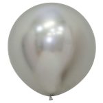 ШАР S Зеркальные шары 24 Рефлекс Серебро / Reflex Silver / 10 шт. /