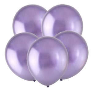 Шар Т Метал 12 Зеркальные шары, Сиреневый / Mirror Violet / 50 шт.