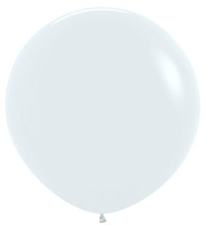 Шар 1М S Пастель Белый / White / 1 шт.