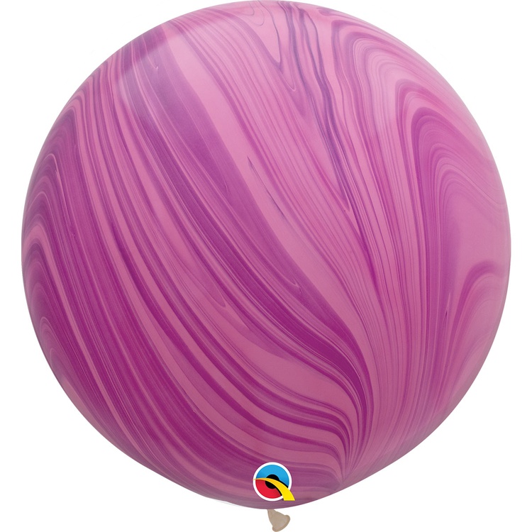 Шар (30"/76см) Q Супер Агат Pink Violet 1 упак., 2 шт