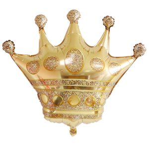 Шар (39"/99см) К ФИГУРА Корона золотая