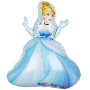 Шар (36"91см) К ФИГУРА Принцесса Золушка танцующая.1шт.