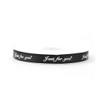 Лента атласная (1 см*45 м) Just for you Черный, 1 шт