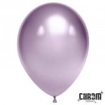 Шар (12"/30 см) Сиреневый, хром, 50 шт.