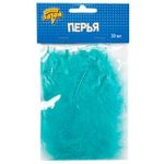 Перья декоративн тиффани 10см 30шт/G