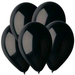Шар (10"/25 см) И 14 Пастель Черный  100 шт.