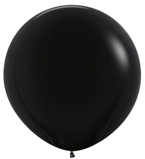 Шар 1М S Пастель Черный / Black / 1 шт.