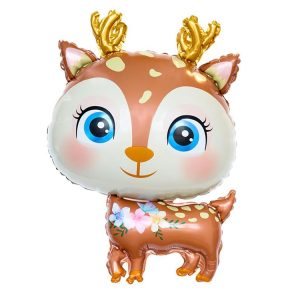 ШарК (29"/74см)ФИГУРА Олень милый коричневый