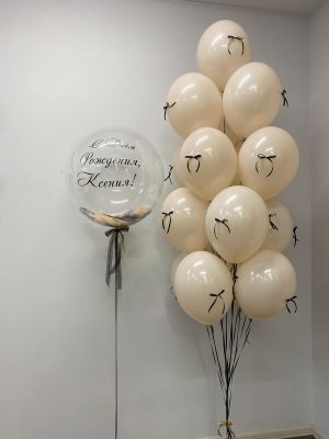 Набор №68 Бантики Экрю